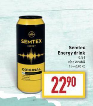 Billa Semtex energy drink nabídka