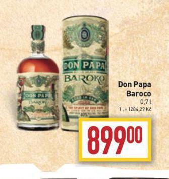 Billa Don papa baroco nabídka