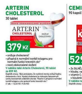 Arterin cholesterol