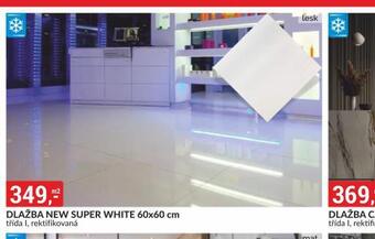 Baumax Dlažba new super white nabídka