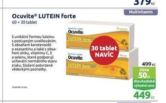 Benu Ocuvite lutein forte nabídka