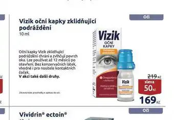 Benu Vizik oční kapky zklidňující podráždění nabídka