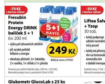 Dr. Max Fresubin protein energy drink balíček 5+1 nabídka
