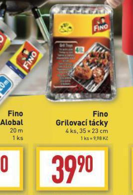 Billa Fino grilovací tácky nabídka