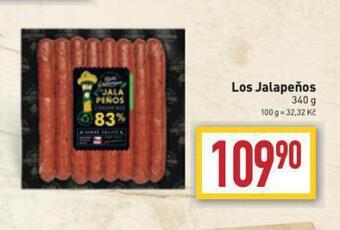 Billa Los jalapeňos nabídka