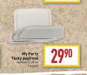 Billa Tácky papírové nabídka