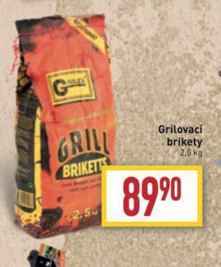 Billa Grilovací brikety nabídka