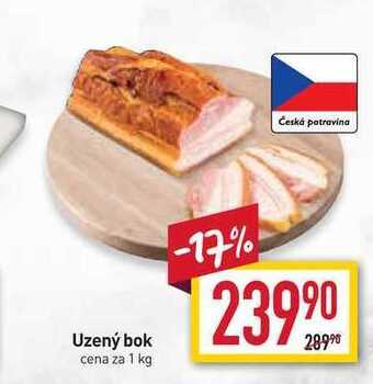Billa Uzený bok cena za 1 kg nabídka