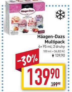 Billa Häagen-dazs multipack 4x 95 ml nabídka