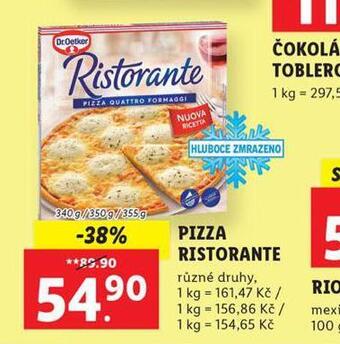 Lidl Pizza ristorante nabídka