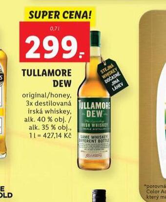 Lidl Tullamore dew 40% nabídka