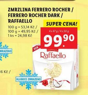 Lidl Zmrzlina raffaello nabídka
