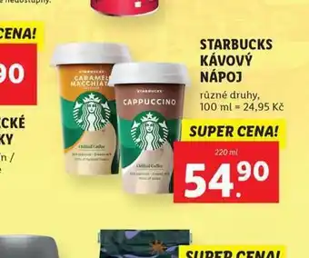 Lidl Starbuck kávový nápoj nabídka