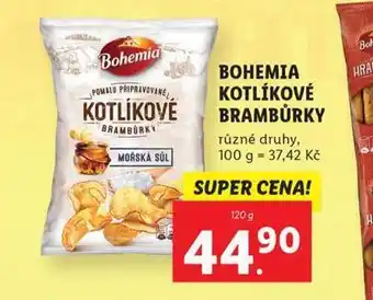 Lidl Blohemia kotlíkové brambůrky nabídka