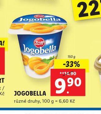 Lidl Jogobella nabídka
