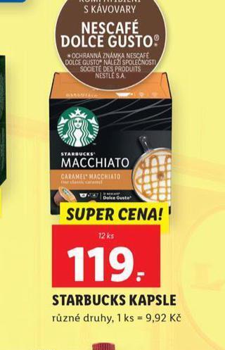 Lidl Starbucks kapsle nabídka
