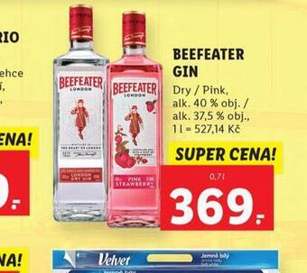 Lidl Beefeater gin nabídka