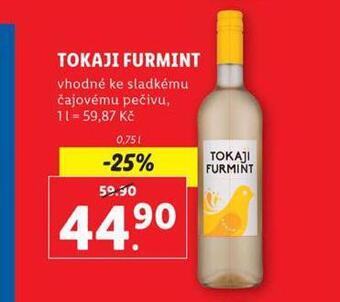 Lidl Tokaji furmint nabídka