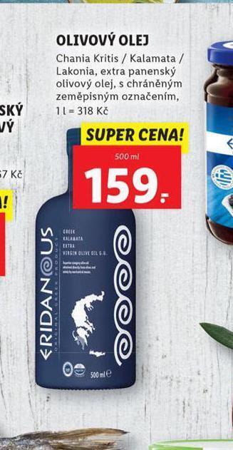 Lidl Olivový olej nabídka