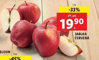 Lidl Jablka červená nabídka