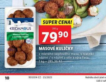 Lidl Masové kuličky nabídka