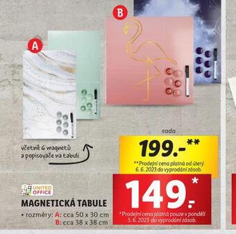 Lidl Magnetická tabule nabídka