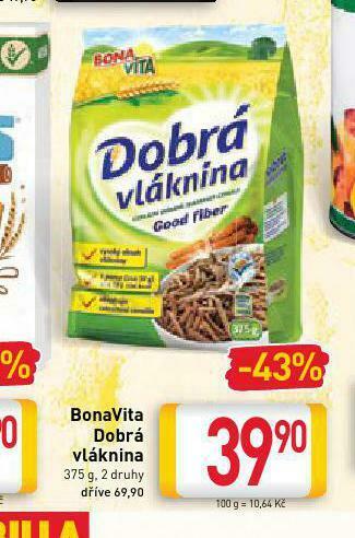 Billa Bonavita dobrá vláknina nabídka