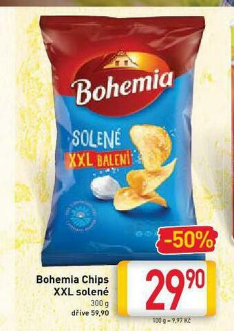 Billa Bohemia chips nabídka