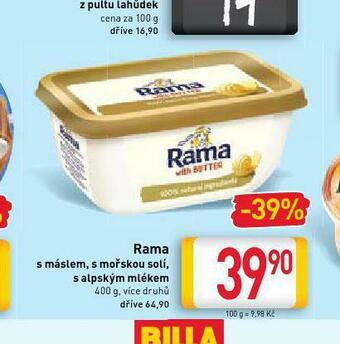 Billa Rama nabídka