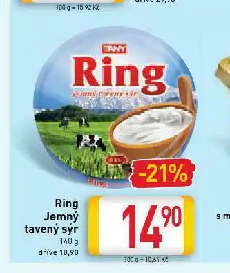 Billa Ring jemný tavený sýr nabídka