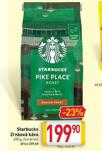 Billa Starbucks káva nabídka