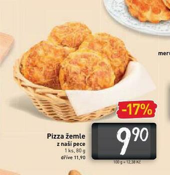 Billa Pizza žemle nabídka