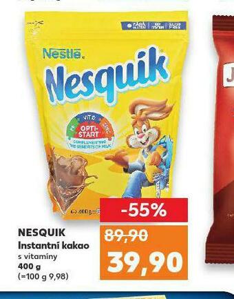 Kaufland Nesquick instantní kakao nabídka