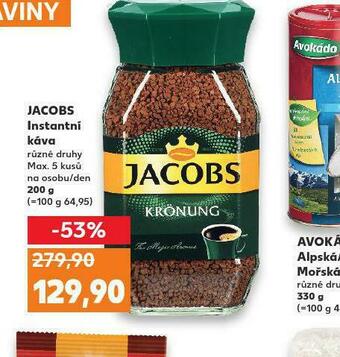 Kaufland Jacobs instantní káva nabídka