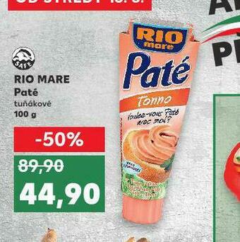 Kaufland Rio mare paté nabídka
