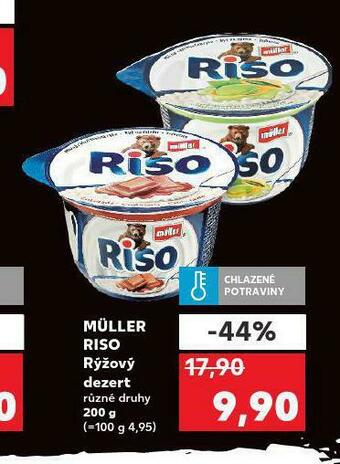 Kaufland Müller riso rýžový dezert nabídka