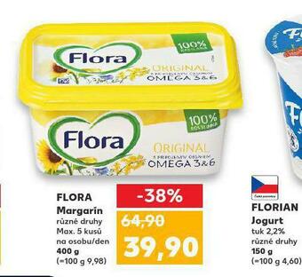 Kaufland Flora margarín nabídka