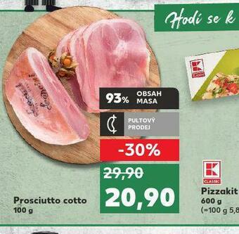 Kaufland Prosciutto cotto nabídka