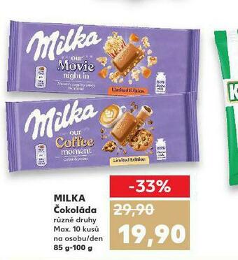 Kaufland Milka čokoláda nabídka