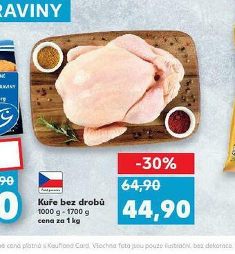 Kaufland Kuře bez drobů nabídka