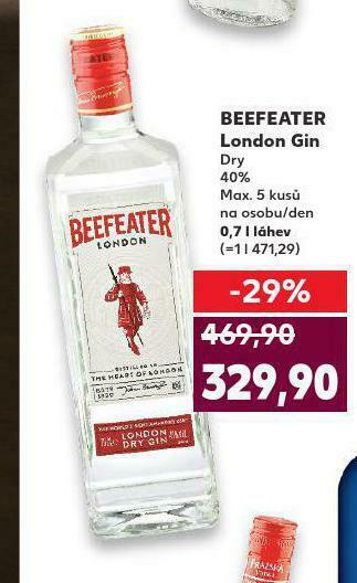 Beefeater london gin