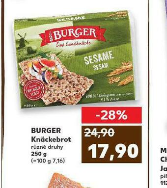Burger knäckebrot
