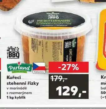 Kaufland Kuřecí stehenní řízky v marinádě s rozmarýnem nabídka