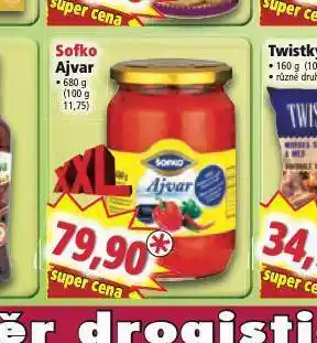 Norma Sofko ajvar nabídka