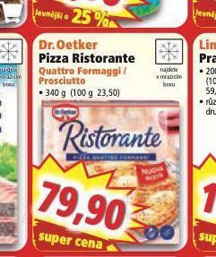 Norma Dr. oetker pizza ristorante nabídka