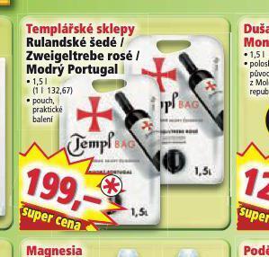 Norma Templářské sklepy modrý portugal nabídka