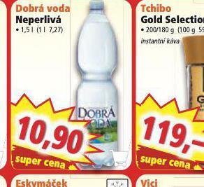 Norma Dobrá voda neperlivá nabídka