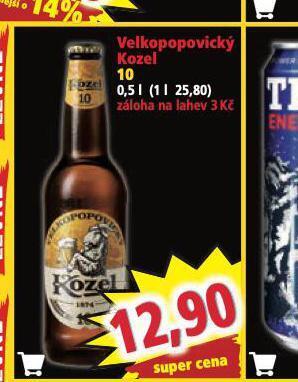 Norma Pivo velkopopovický kozel 10 nabídka