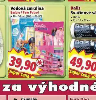 Norma Vodová zmrzlina nabídka