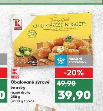 Kaufland Obalované sýrové kousky nabídka
